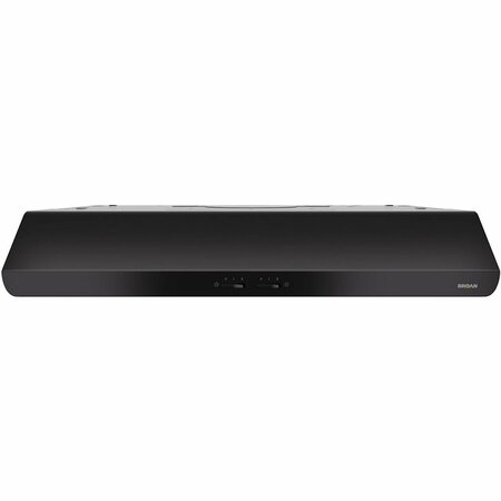 ALMO Broan 30-Inch Convertible Under-Cabinet Range Hood with 300 Max Blower CFM and 5.0 Sones, Black BKSH130BL